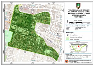 Peta Rawan Bencana Kekeringan Kelurahan Kedunglumbu