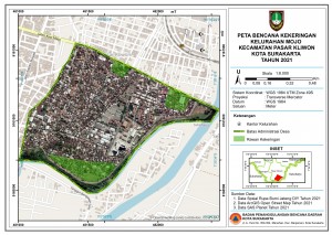 Peta Rawan Bencana Kekeringan Kelurahan Mojo